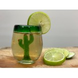 tequilero barril filo verde con cactus